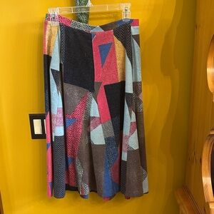 Maeve Multicolor knit A-Line Skirt